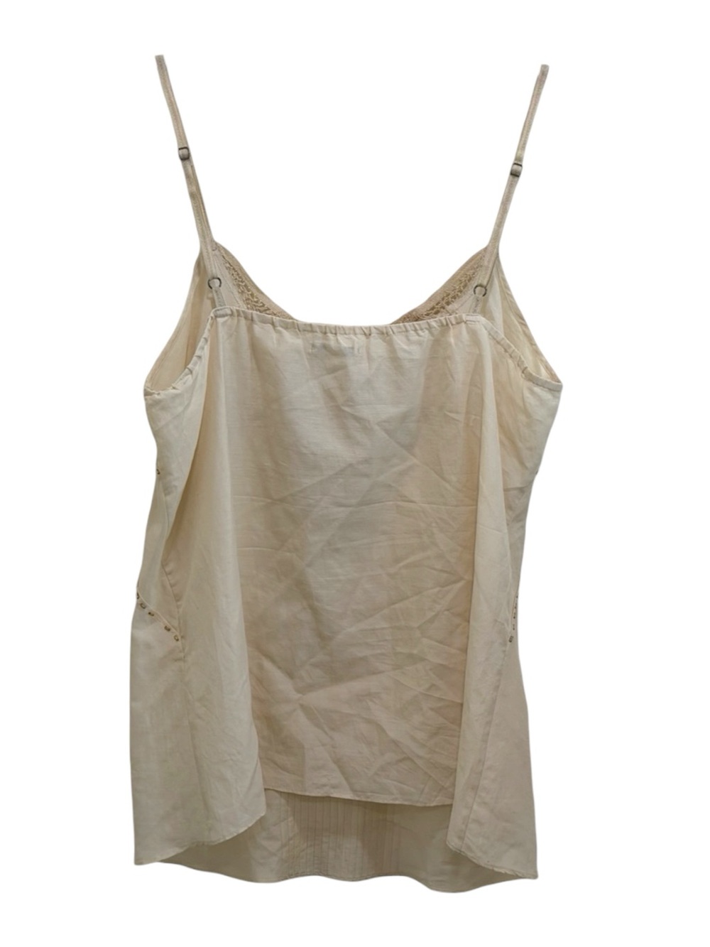 Y2K Abercrombie & Fitch Silk Blend Lace Embroidered Cami - Picture 4 of 7